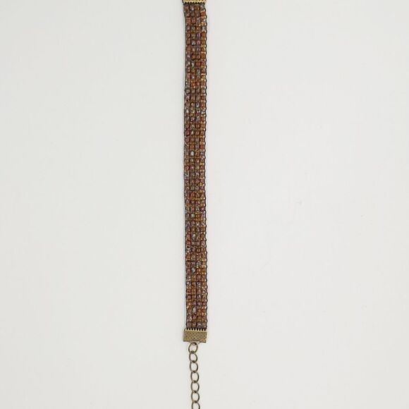 Loom Beaded Bracelets Brown Multi - Color - Picture 2 of 4